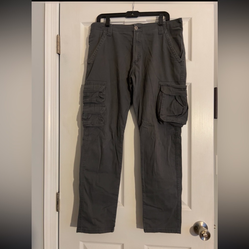 Gray Wrangler Cargo Pants